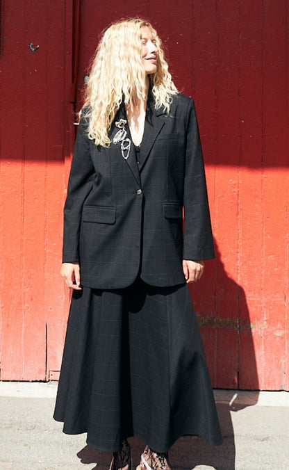 Cras Blazer - Aisha - Dark Grey Check