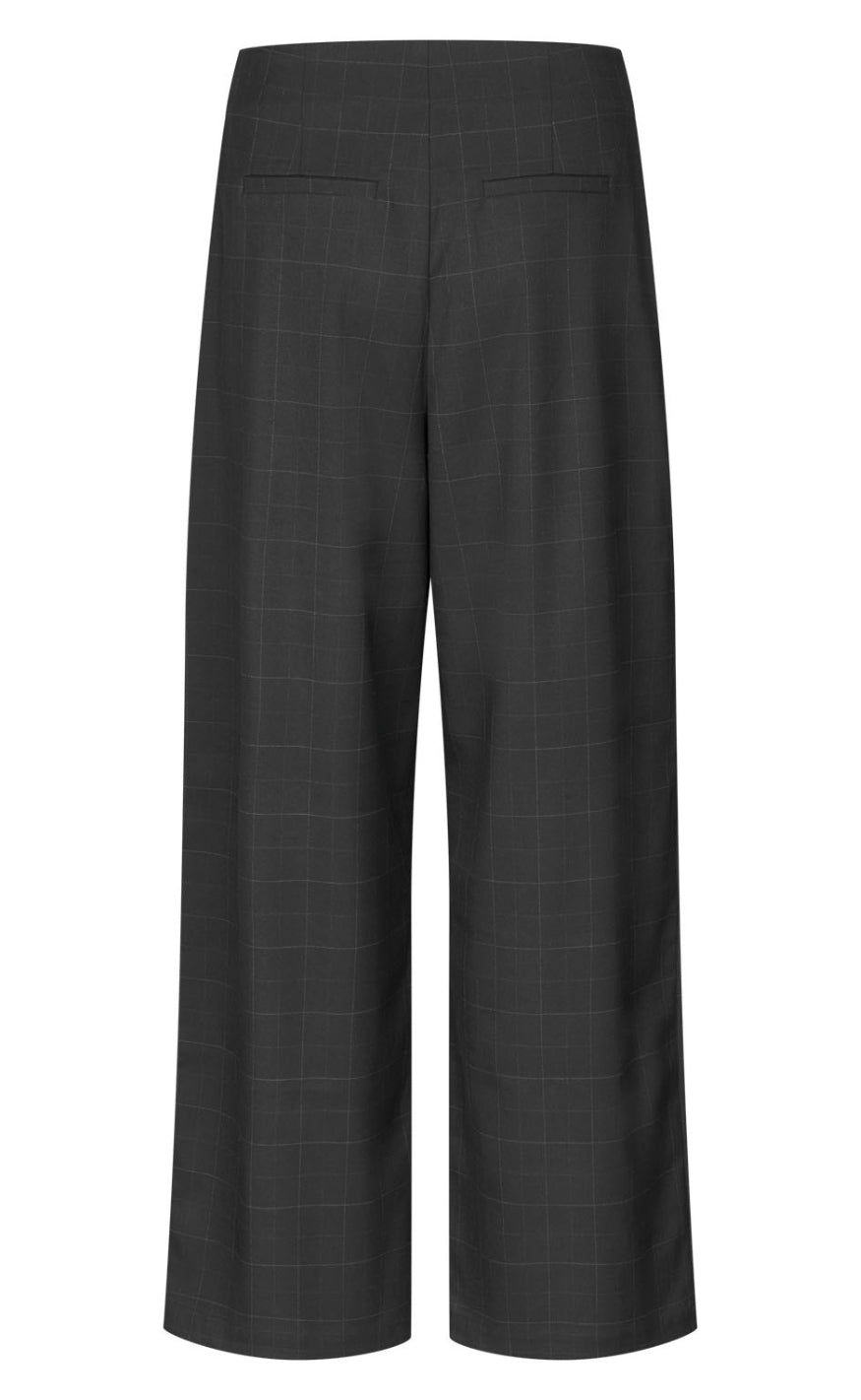 Cras Bukser - Aisha - Dark Grey Check