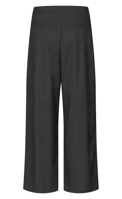 Cras Bukser - Aisha - Dark Grey Check
