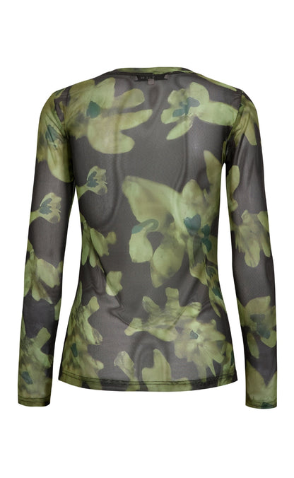 A-View Bluse - Silke - Lime