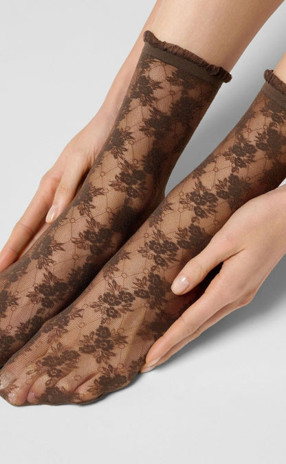Oroblu Strømper - Stylish Lace 30 - Chocolate