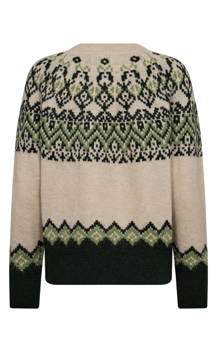 Freequent Pullover - Merla - Moonbeam w. Deep Forest