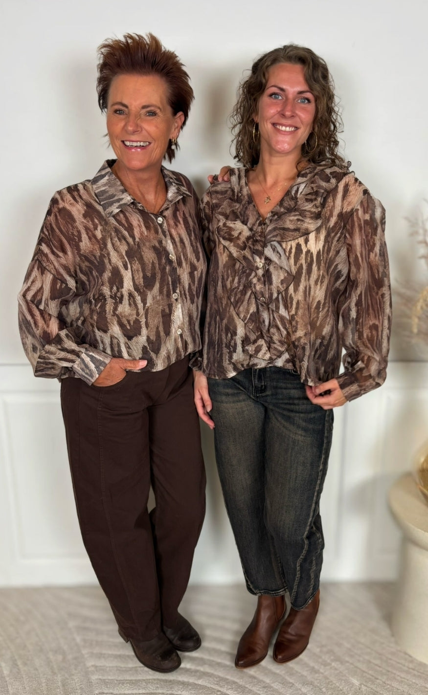 Marta Du Chateau Bluse - Pistacia - Leo