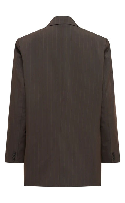 ONLY Blazer - Alden - Mole Pumix Stone Pinstripes