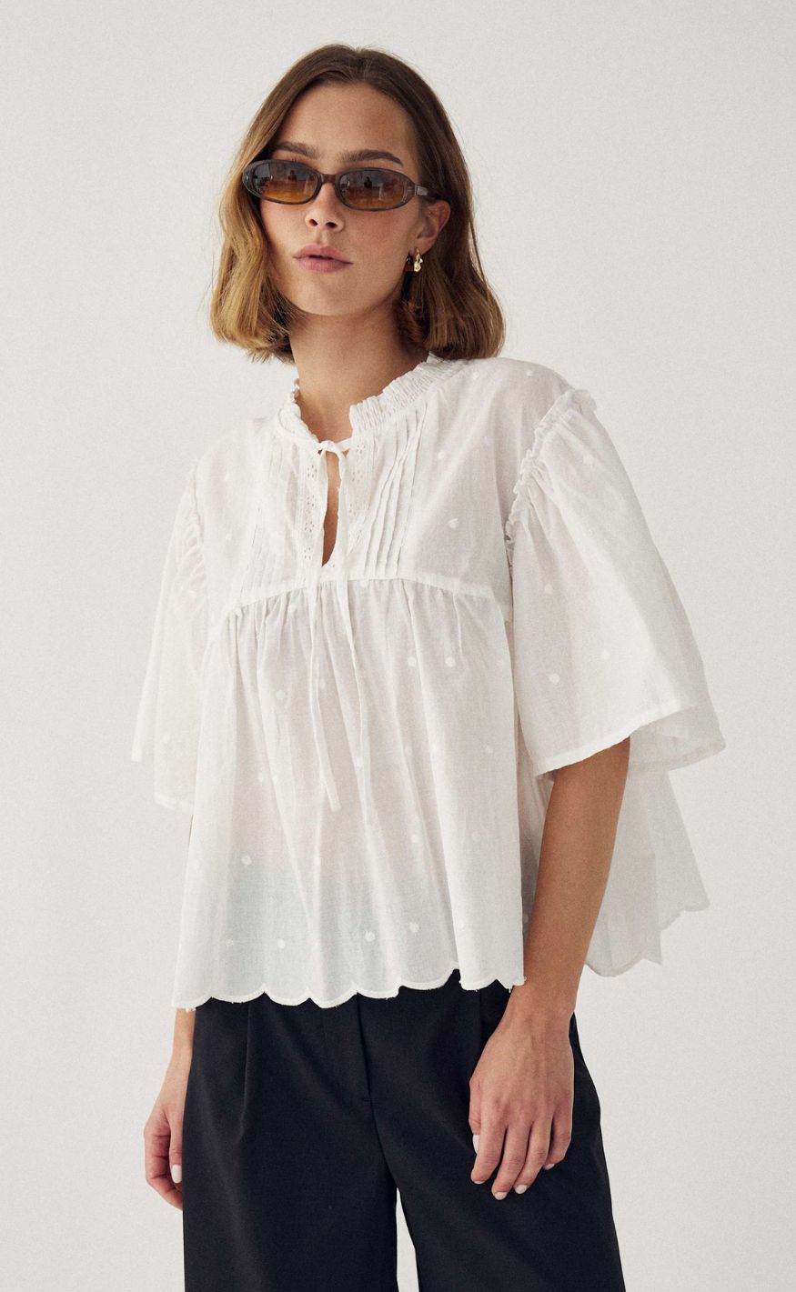 Noella Bluse - Marielle - White