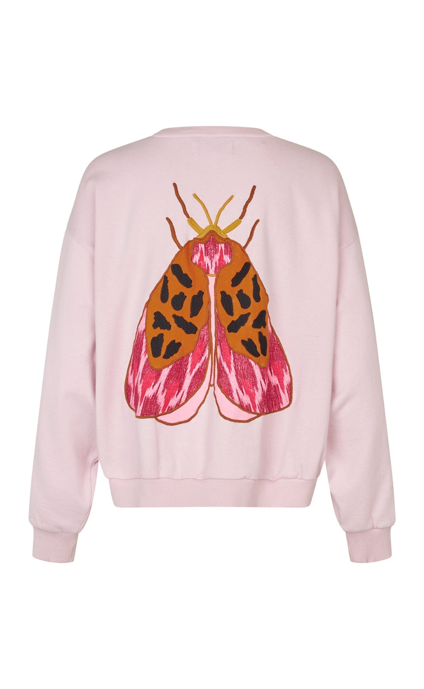 Lollys Laundry Sweatshirt - Sydney Butterfly - Light Pink