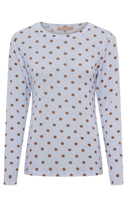 Marta Du Chateau Bluse - Elissa - Celeste1259tpu