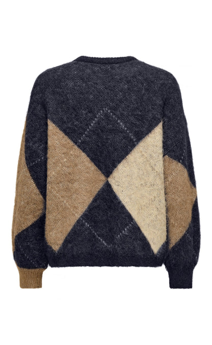 ONLY Strik - Noeme - Night Sky Cocoa Creme/Biscotti/Melange/Argyle