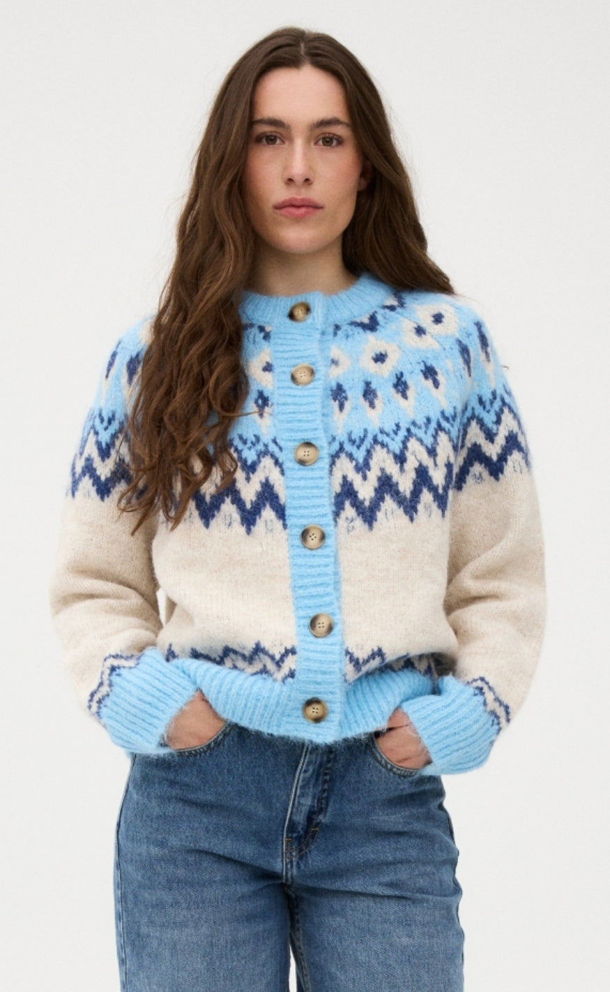 Gossia Cardigan - Sole - Blue Mix