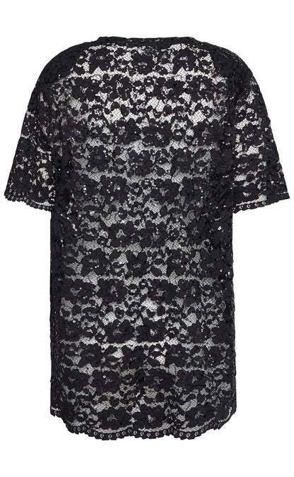 Love & Divine Kjole - Love1630 - Black Lace Sequins