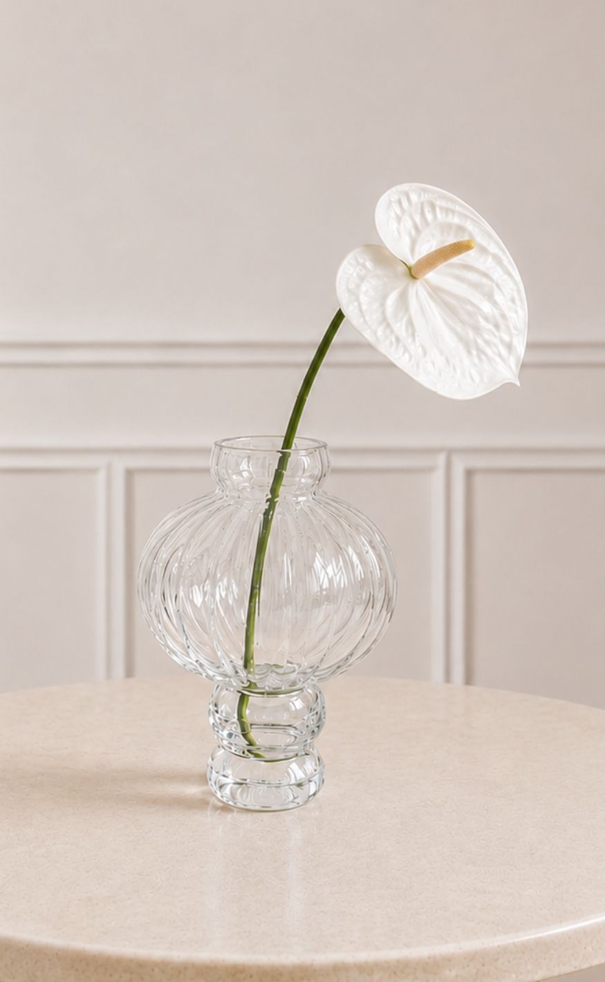 Sabloom Stilke - Anthurium - White