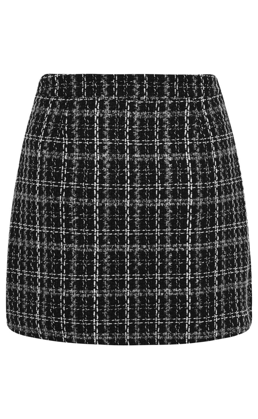 A-View Nederdel - Liberta - Black/White