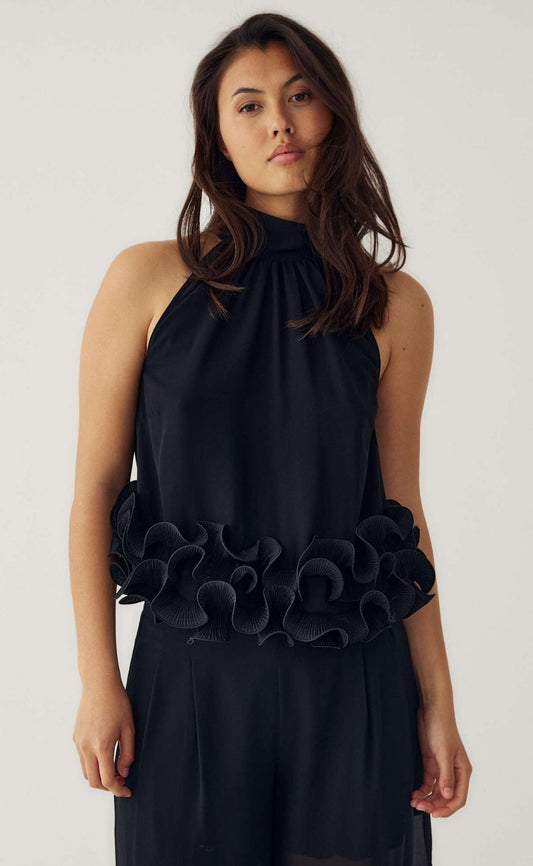 Noella Bluse - Marjolaine - Black