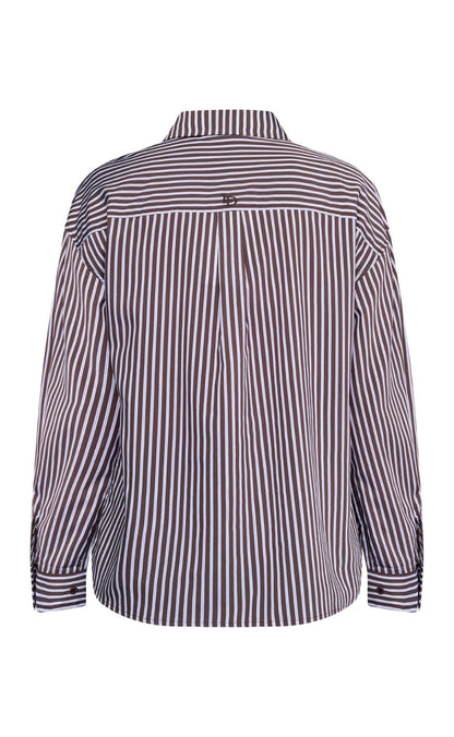 Love & Divine Skjorte - Love1663 - Brown Stripe