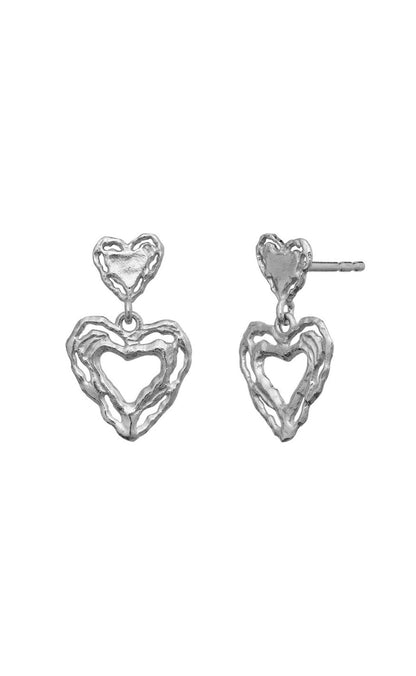 Maanesten Øreringe - Martha - Silver Colour