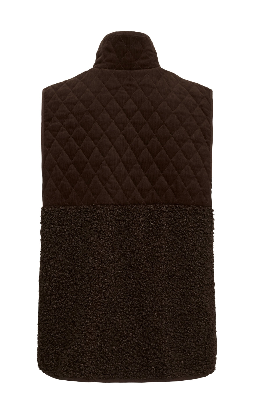 Culture Vest - Lenia - Coffee Bean