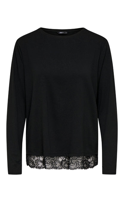 ONLY Bluse - Moster Lace - Black Tone