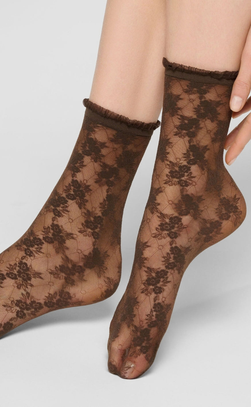 Oroblu Strømper - Stylish Lace 30 - Chocolate