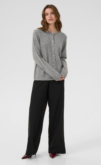 Culture Cardigan - Katrina - Mid Grey Melange