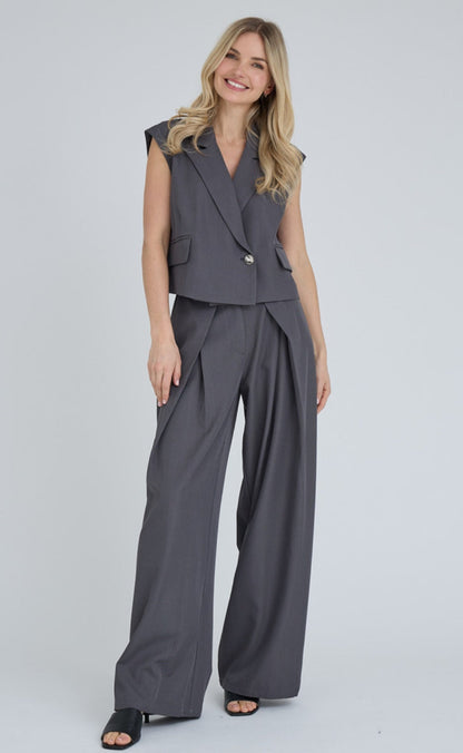 A-View Vest - Jula - Medium Grey Melange