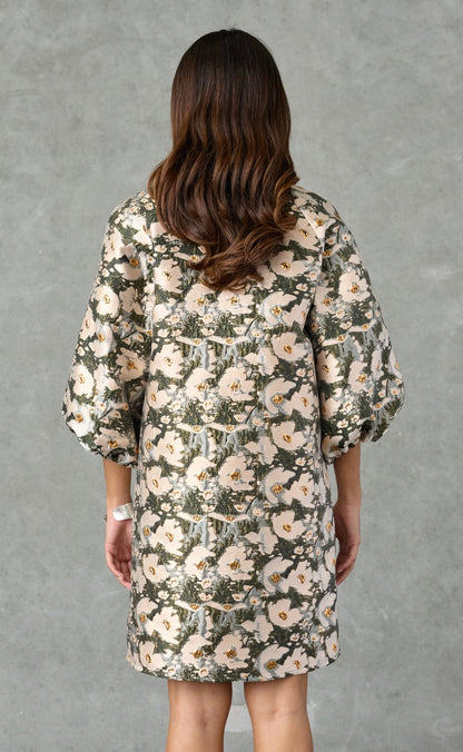 Love & Divine Kjole - Love1638 - Green Flower