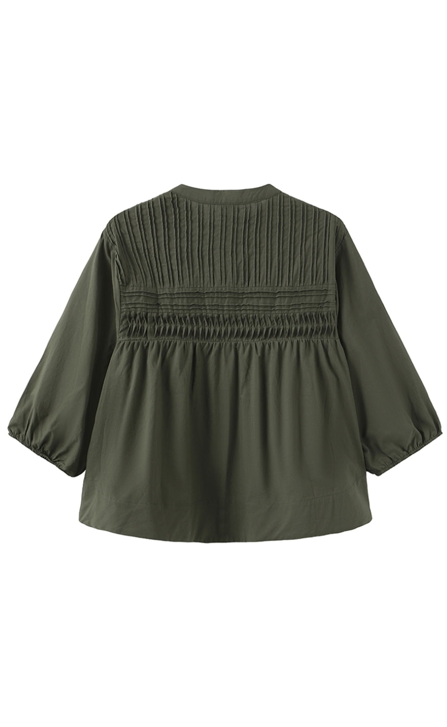 Luxzuz Bluse - Percha - Olivo