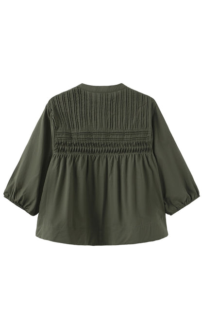 Luxzuz Bluse - Percha - Olivo