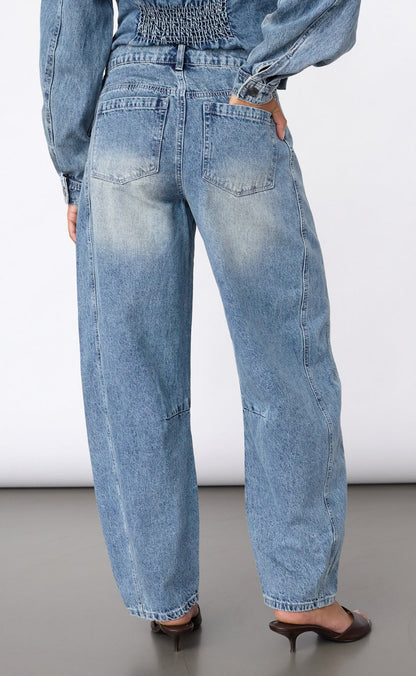 Sisters Point Bukser - FIORA-BARREL - Vintage Denim
