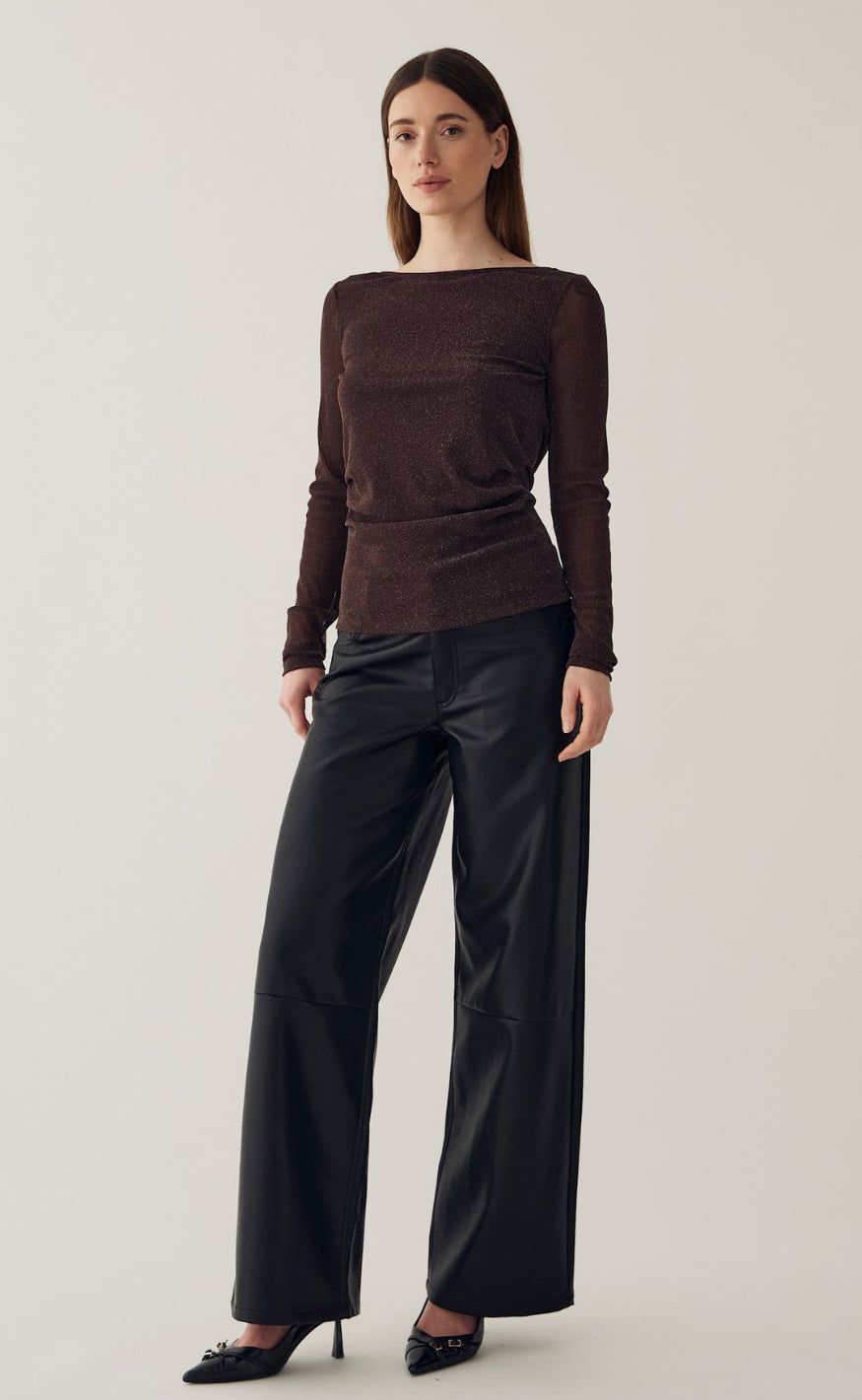Noella Top - Madaline - Chocolate