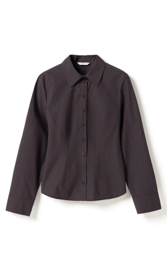 Noella Skjorte - Loyce - Deshay Burgundy Check