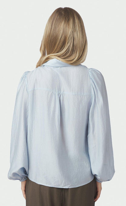 Neo Noir Bluse - Selene Crisp - Light Blue