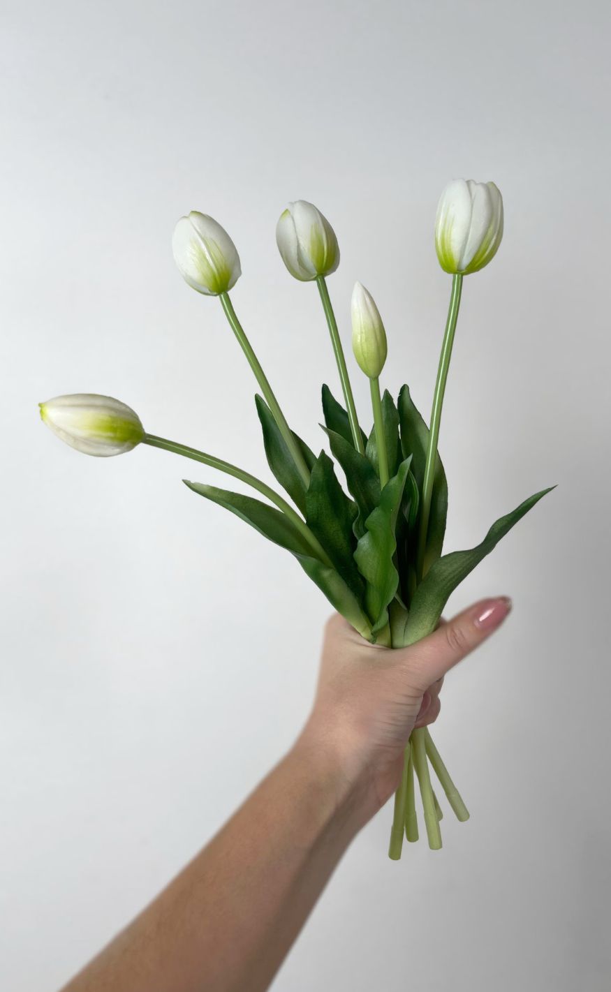Sabloom Buket - Tulipaner - White