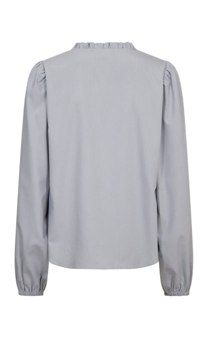 Freequent Bluse - Friva - Star Off-white w. Black