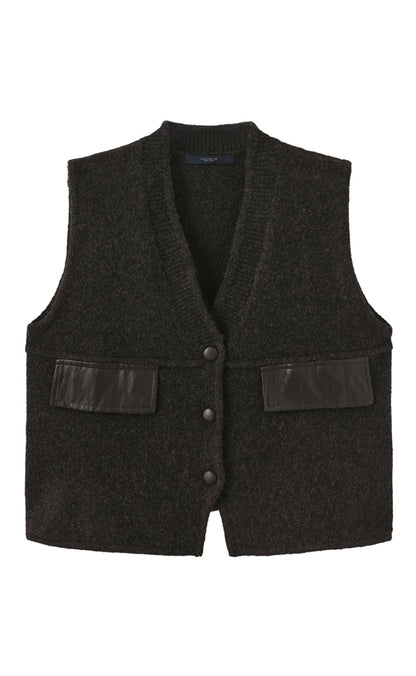 Luxzuz Vest - Zascha - Choco Lux
