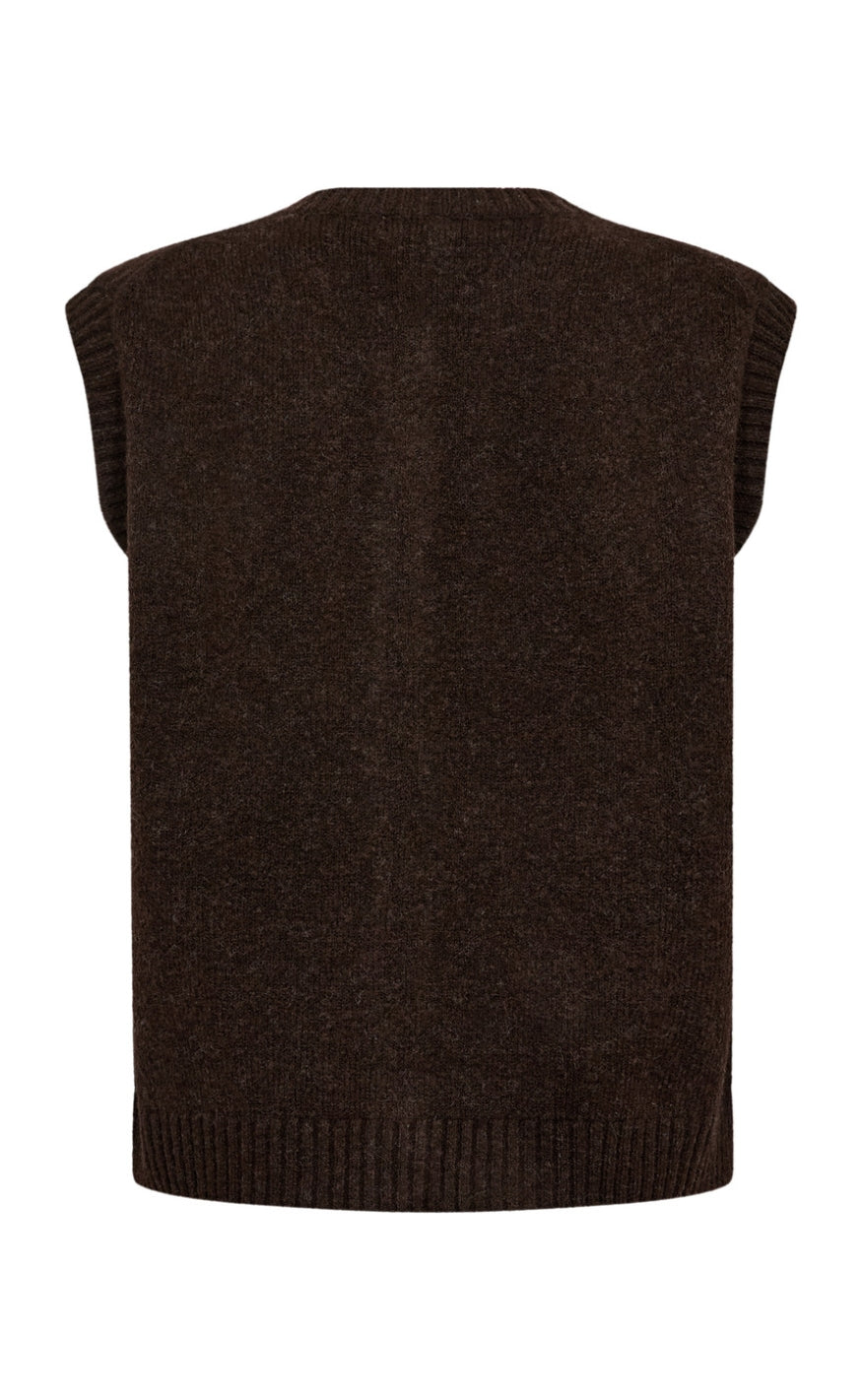 A-View Vest - Rena - Dark Brown