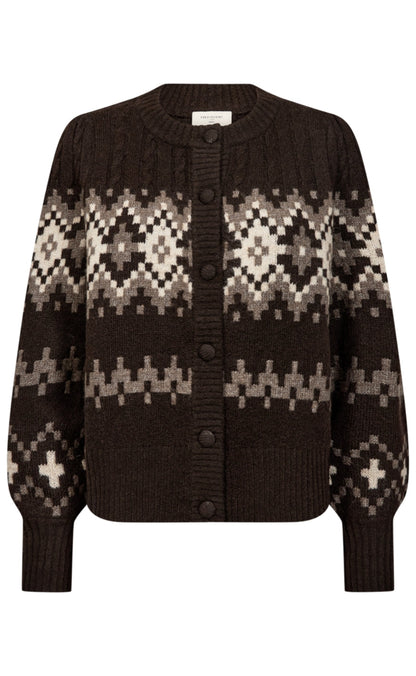 Freequent Cardigan - Merla - Mole w. Morel