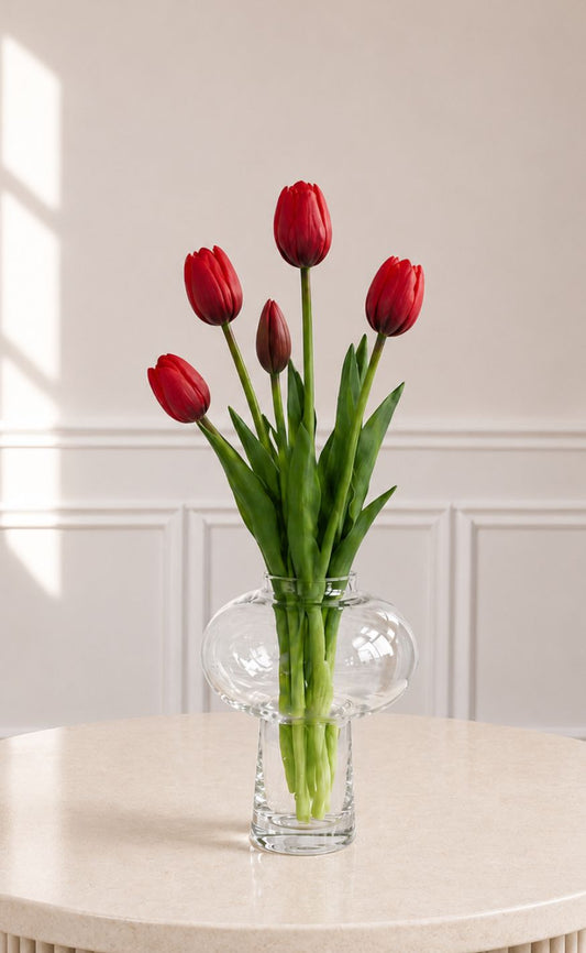 Sabloom Buket - Tulipaner - Red