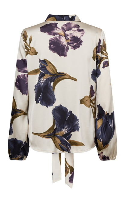 Freequent Bluse - Zila - Moonbeam w. Nightshade