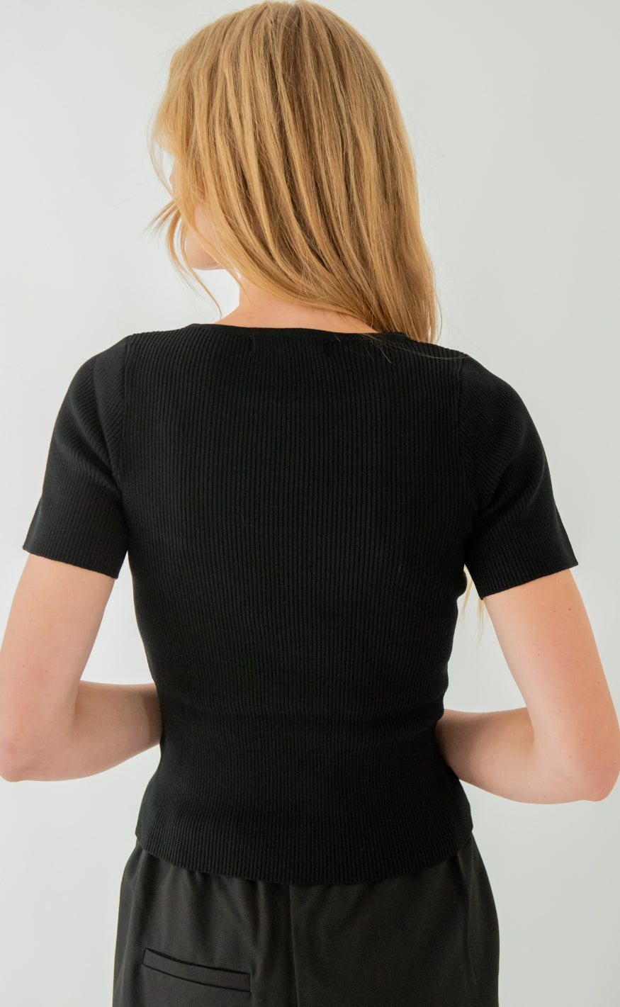 A-View Strik - Rib SS - Black