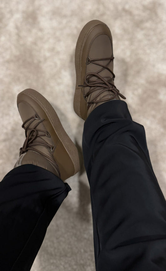 Moon Boot Støvler - Ltrack Low Nylon WP - Cocoa