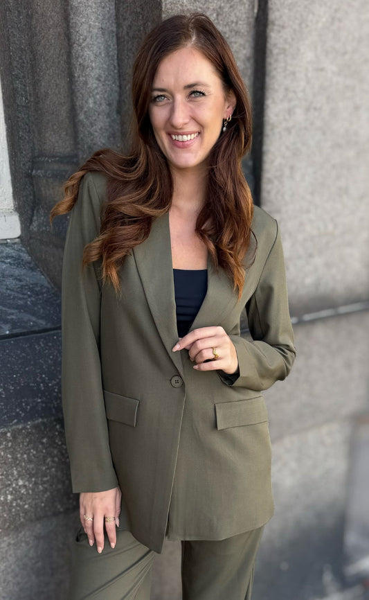 Sisters Point Blazer - VIKSA-BL - D. Olive Mel