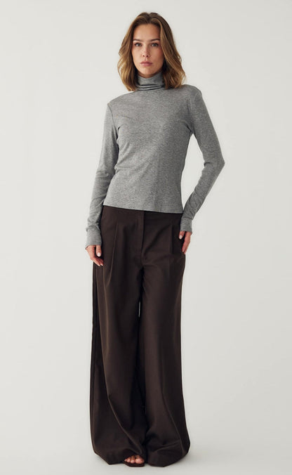 Noella Bluse - Maritza - Medium Grey Mel.