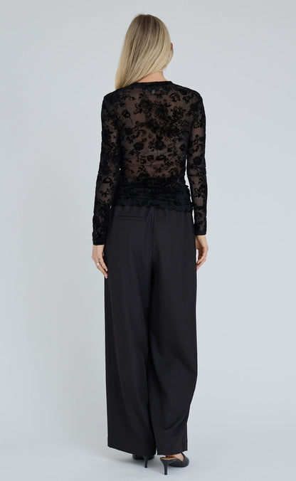 A-View Bluse - Silke - Black