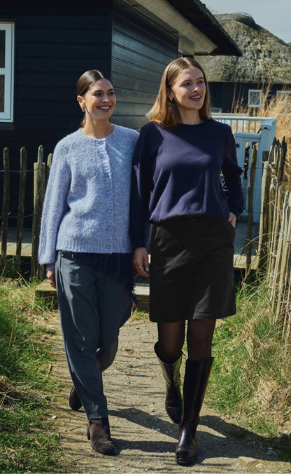 Freequent Cardigan - Louisa - Iris Melange