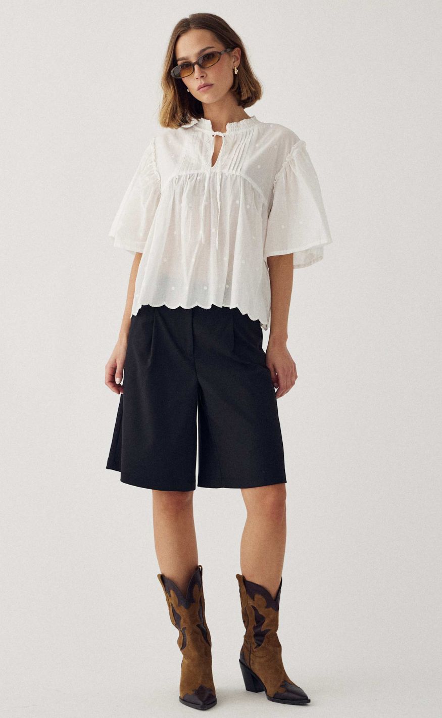 Noella Bluse - Marielle - White