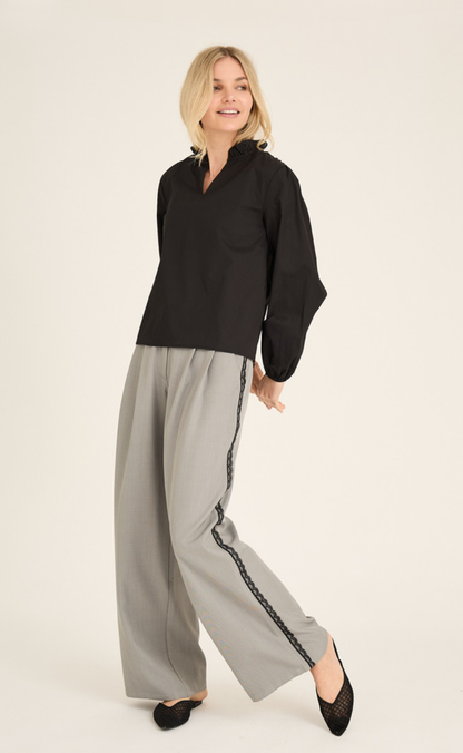 A-View Bluse - Malika - Black