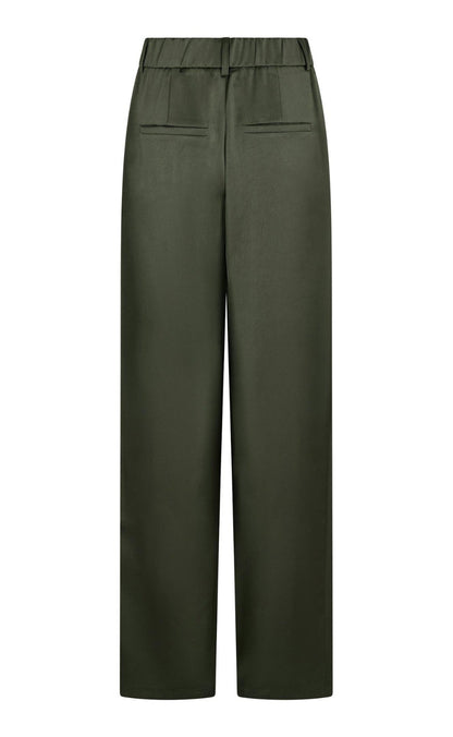 Neo Noir Bukser - Emmett Hravy Sateen - Deep Green