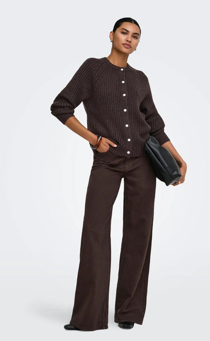 ONLY Cardigan - Kalibu - Chocolate Brown