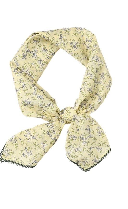 Tim & Simonsen Tørklæde - Samira Cotton - Yellow-Purple