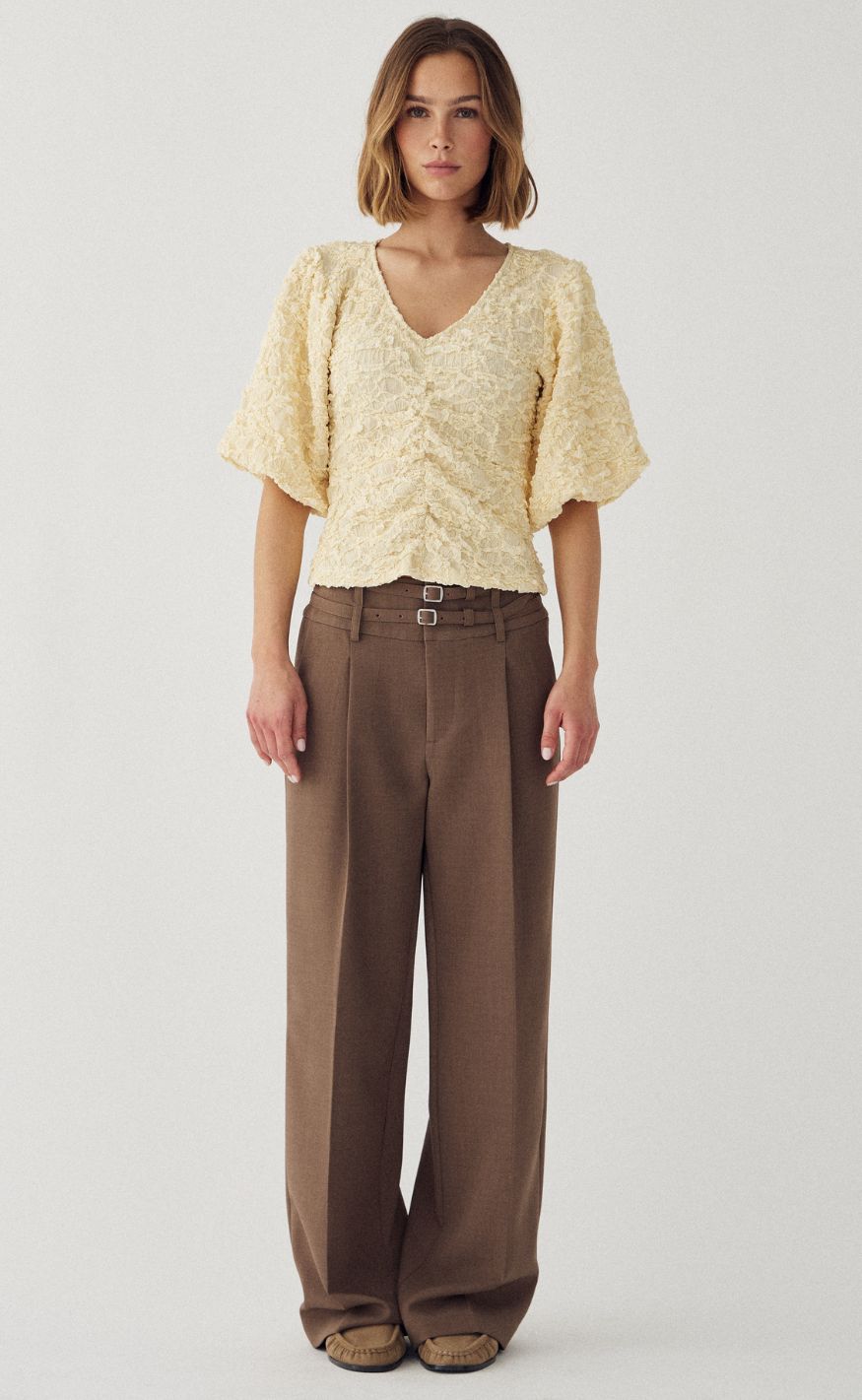 Noella Top - Mykah - Butter Yellow